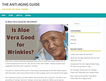Tablet Screenshot of anti-aging-guide.com